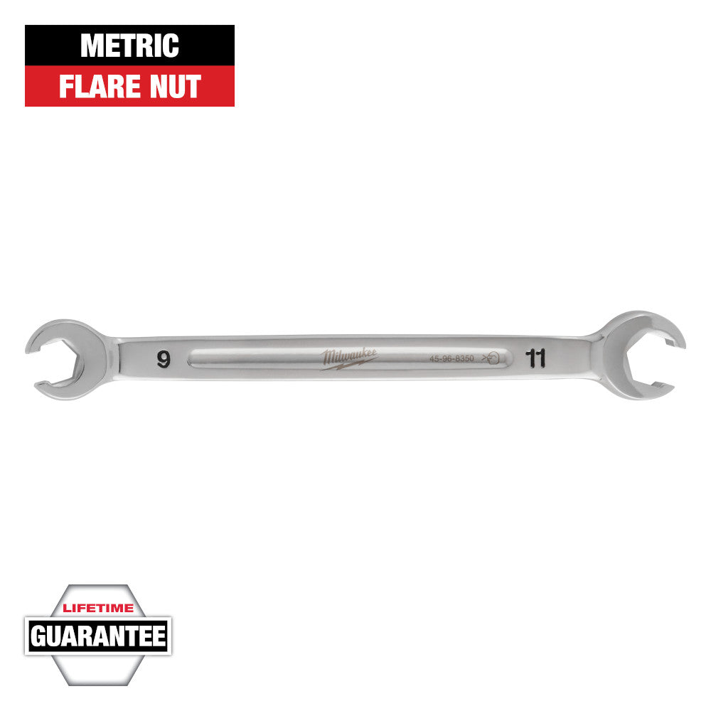 Milwaukee 9mm x 11mm Double End Flare Nut Wrench