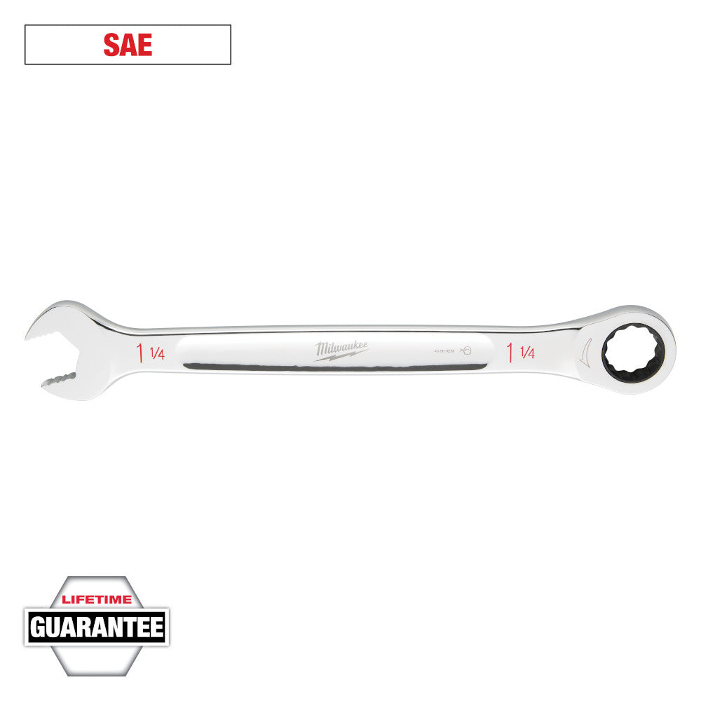 Milwaukee 1-1/4in SAE Ratcheting Combination Wrench