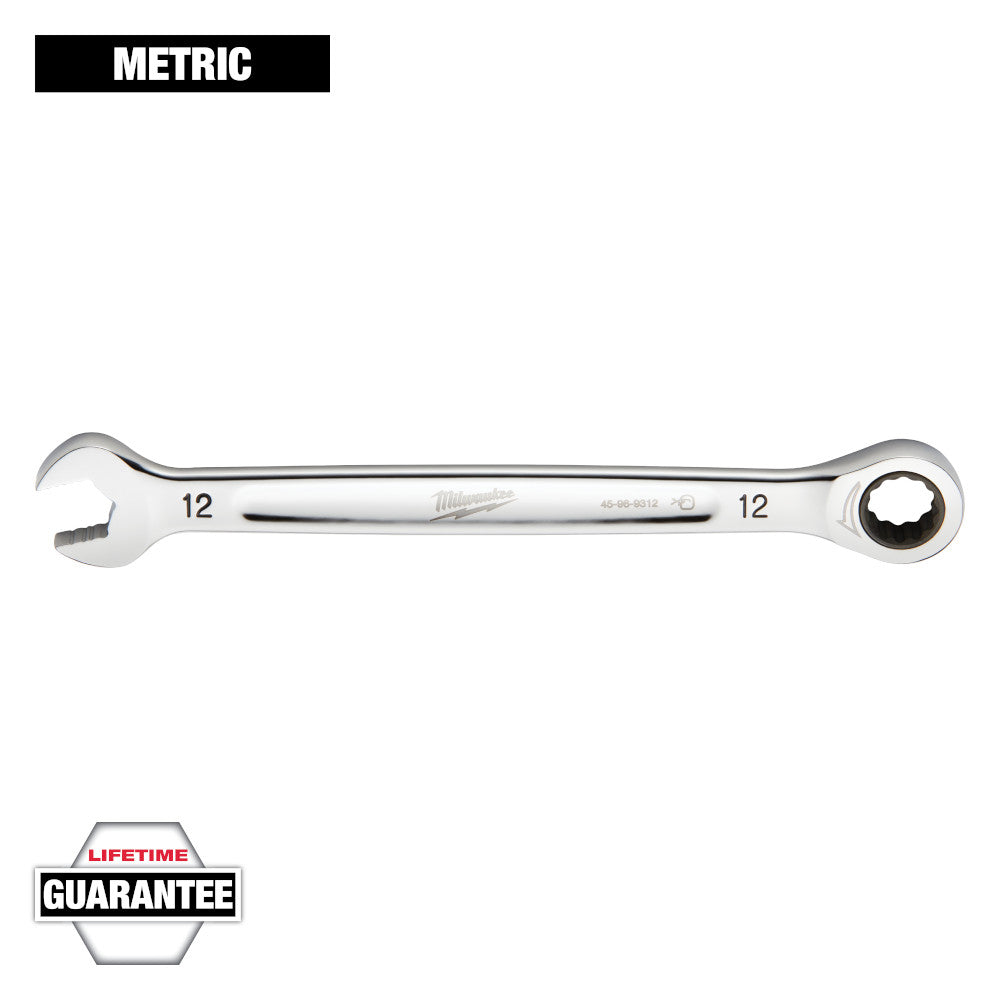 Milwaukee 12mm Metric Ratcheting Combination Wrench