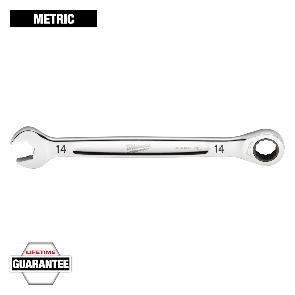 Milwaukee 14mm Metric Ratcheting Combination Wrench