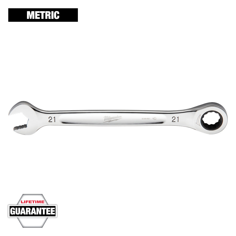 Milwaukee 21mm Metric Ratcheting Combination Wrench