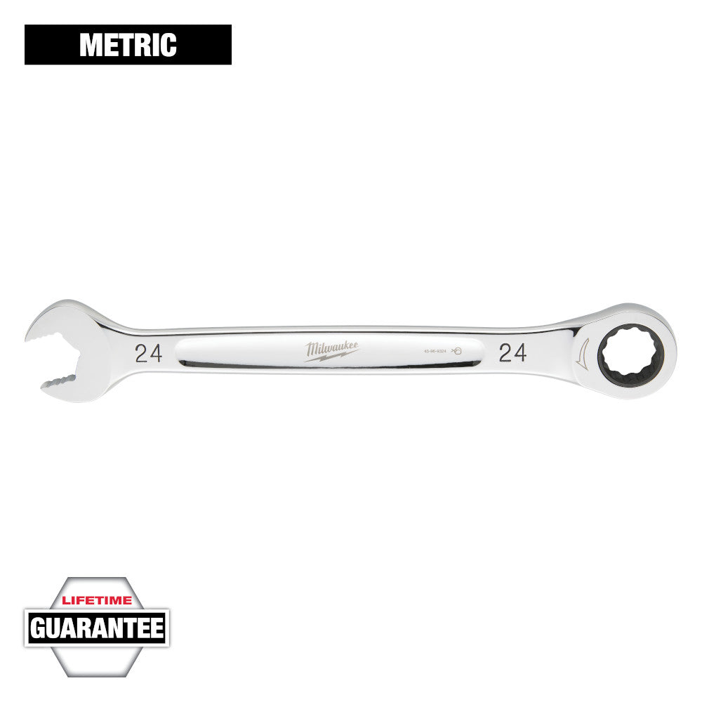 Milwaukee 24mm Metric Ratcheting Combination Wrench