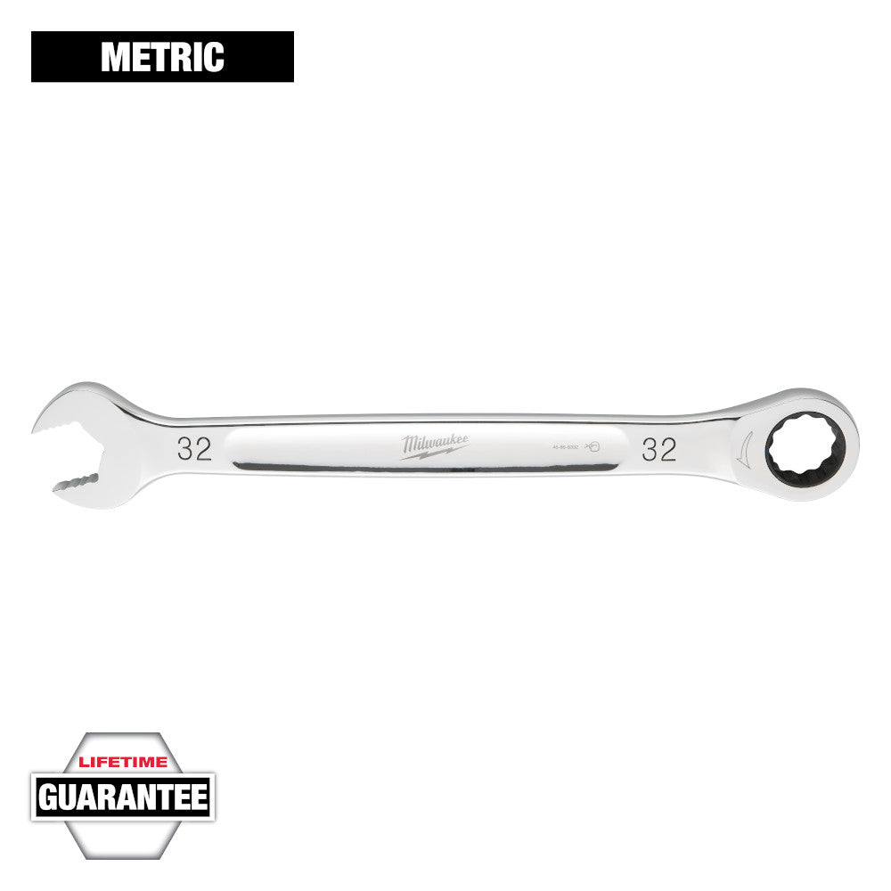 Milwaukee 32mm Metric Ratcheting Combination Wrench