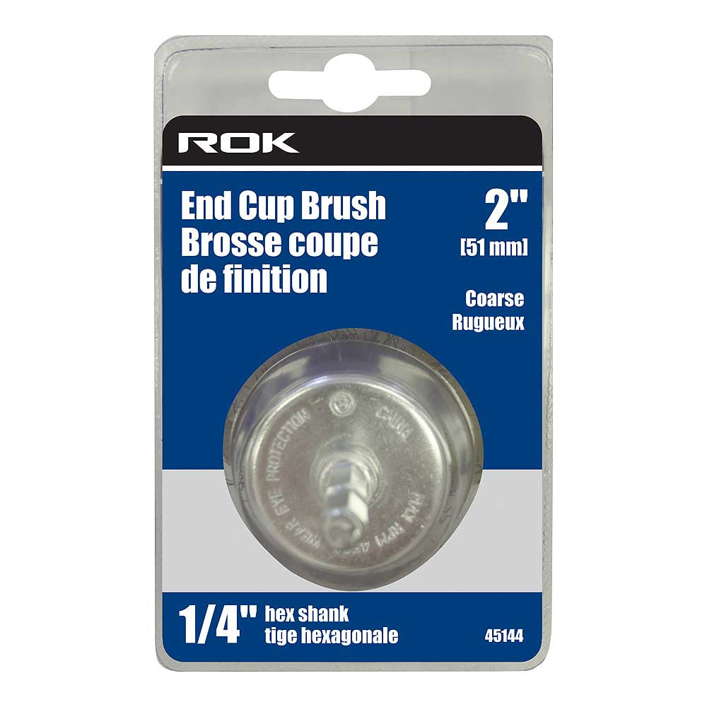 ROK 2in End Cup Brush - Coarse