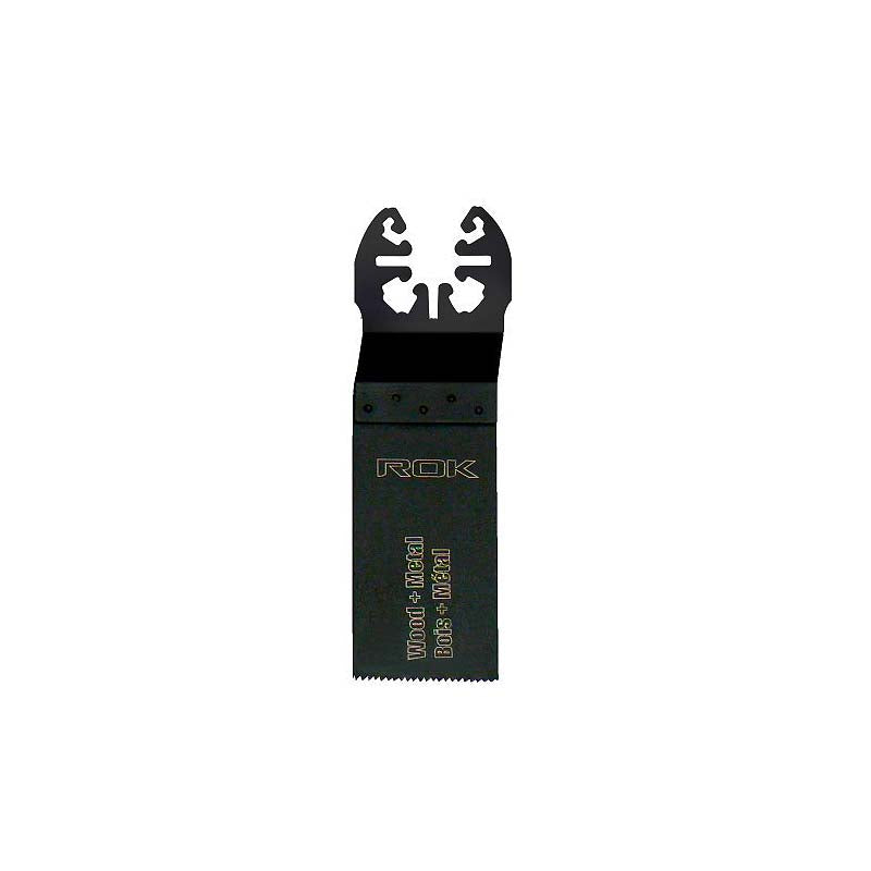 ROK 1-1/8in Bi-Metal Flush Cut Blade Oscillating Multi Tool Blades - 5pk