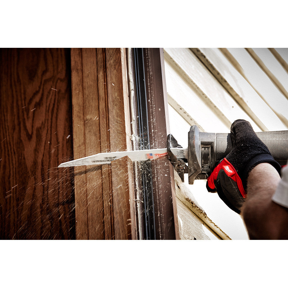 Milwaukee 48-00-5706 SAWZALL THE WRECKER 9 inch 7/11 TPI Reciprocating Saw Demolition Blades - 5pk