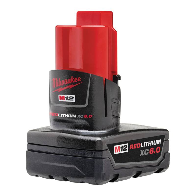 Milwaukee 48-11-2460 M12 REDLITHIUM Extended Capacity XC 6.0 Ah Battery Pack