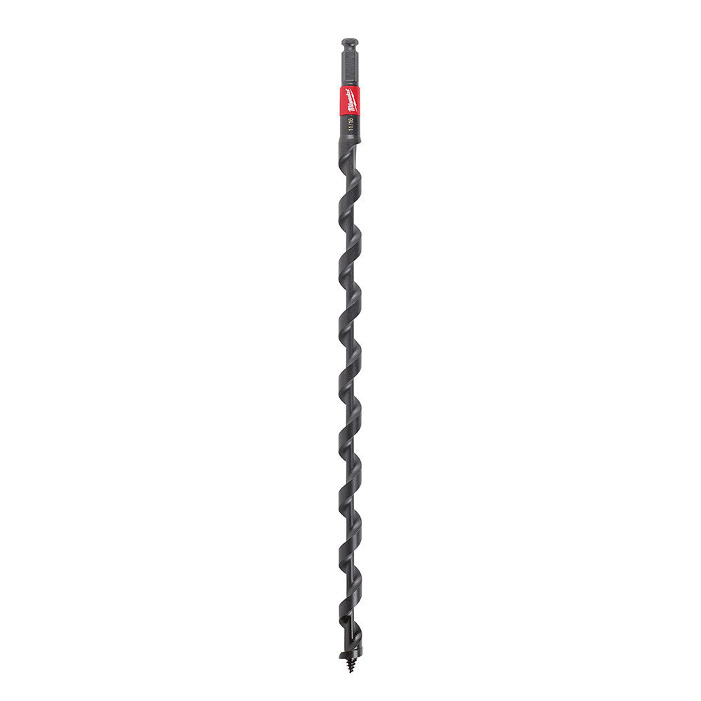 Milwaukee 48-13-6709 SHOCKWAVE IMPACT DUTY 15/16 inch x 18 inch Lineman foots Wood Auger Bit