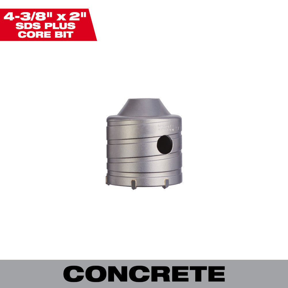 Milwaukee 48-20-5255 4-3/8 Inch x 2-inch SDS-PLUS Core Bit