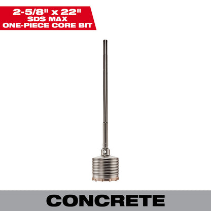 Milwaukee 48-20-5414 2-5/8-inch x 22-inch One-Piece SDS-MAX Core Bit