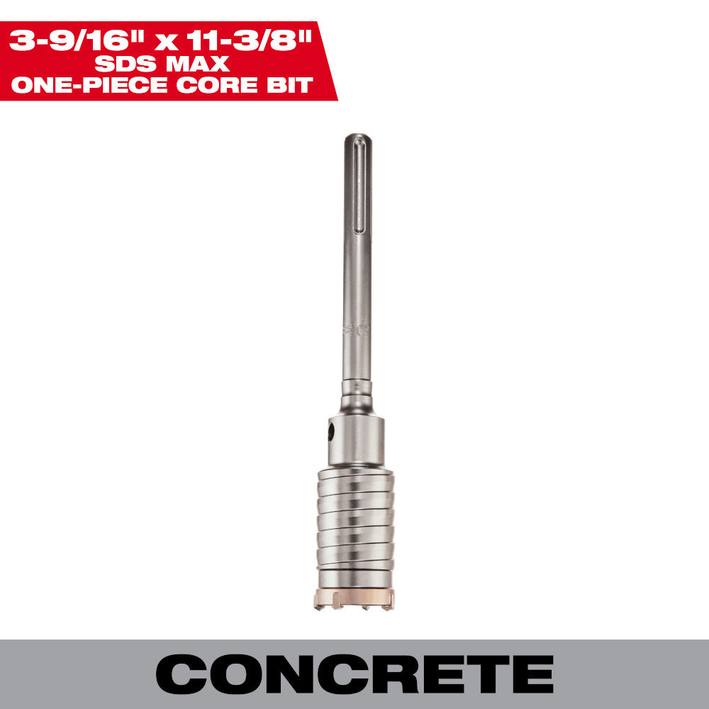 Milwaukee 48-20-5428 3-9/16-inch x 11-3/8-inch One-Piece SDS-MAX Core Bit