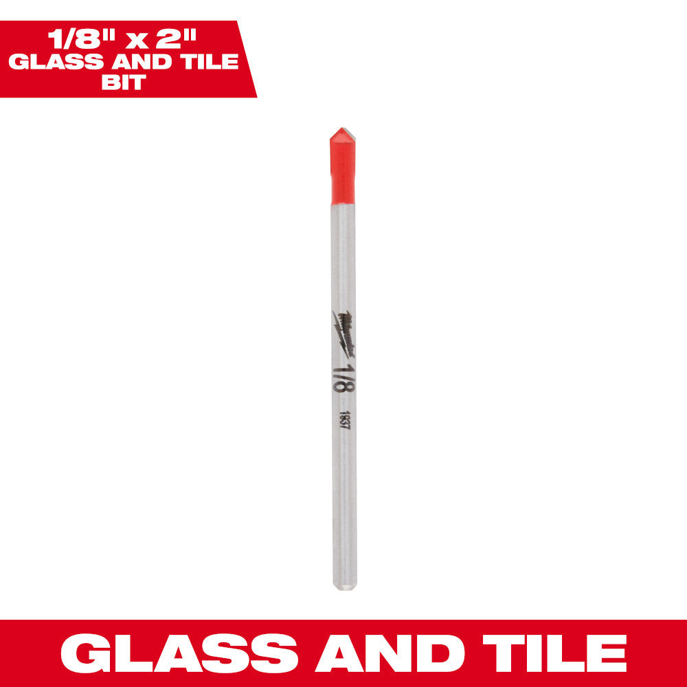 Milwaukee 48-20-8980 1/8 Inch Glass and Tile Bit