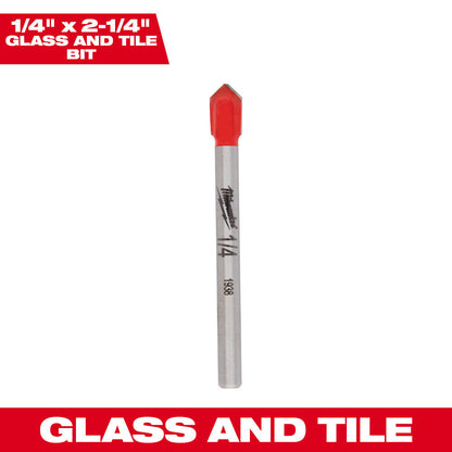 Milwaukee 48-20-8982 1/4 Inch Glass and Tile Bit