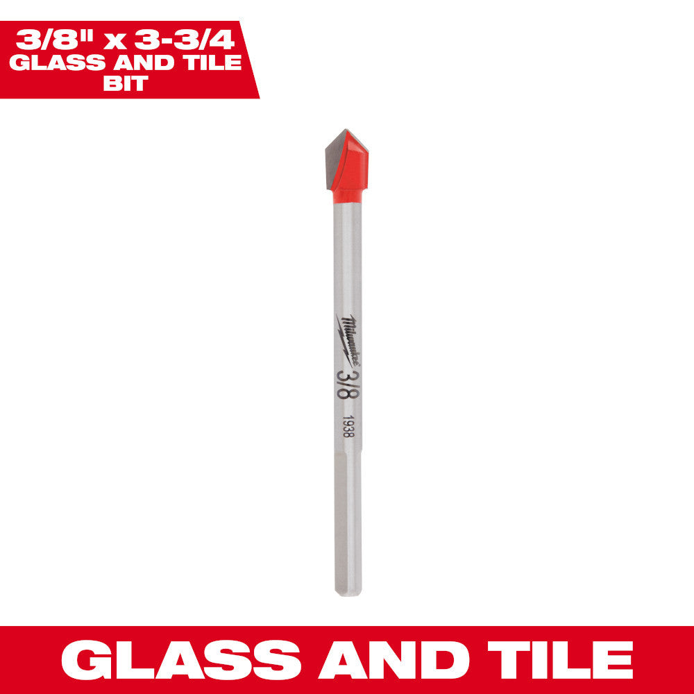 Milwaukee 48-20-8984 3/8 Inch Glass and Tile Bit