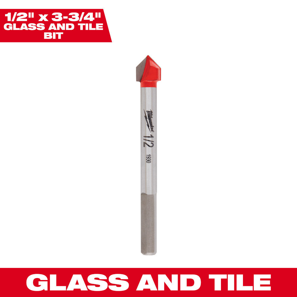 Milwaukee 48-20-8985 1/2 Inch Glass and Tile Bit