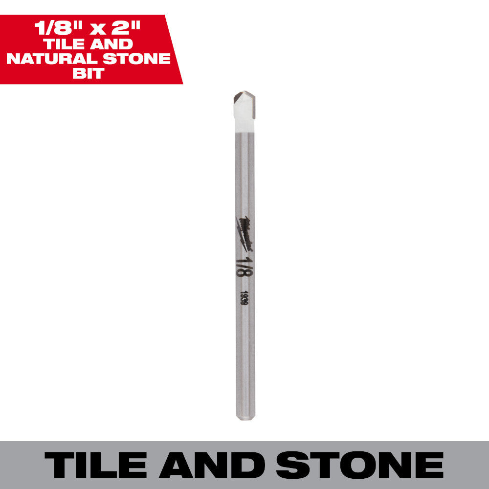 Milwaukee 1/8 inch 48-20-8990 Tile and Natural Stone Bit