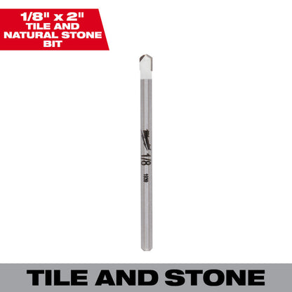Milwaukee 1/8 inch 48-20-8990 Tile and Natural Stone Bit