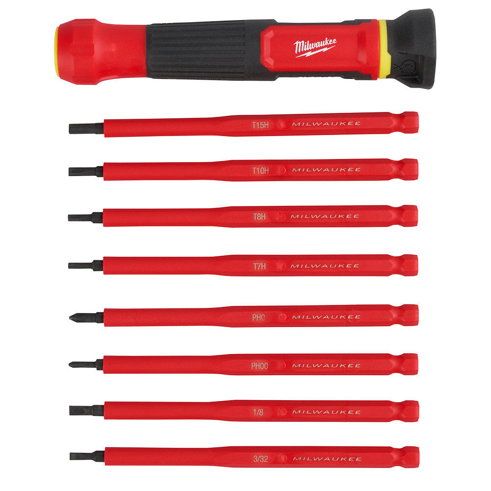 Milwaukee 48-22-2217 1000V Insulated 8-in-1 Precision Multi-Bit Screwdriver