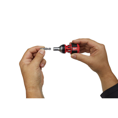 Milwaukee 48-22-2330 8-in-1 Compact Ratcheting Multi-Bit Driver