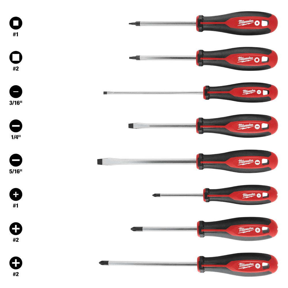 Milwaukee 48-22-2718 8pc Screwdriver Kit