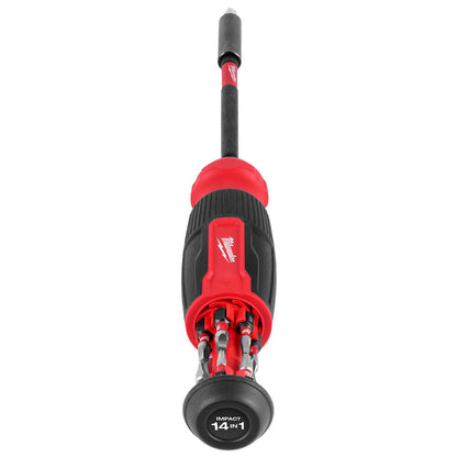 Milwaukee 48-22-2915 14-in-1 Multi-Bit Screwdriver with SHOCKWAVE Impact Duty Bits