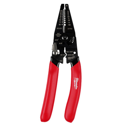 Milwaukee 48-22-3052 10-28 AWG Multi-Purpose Dipped Grip Wire Stripper  and Cutter with Reinforced Head