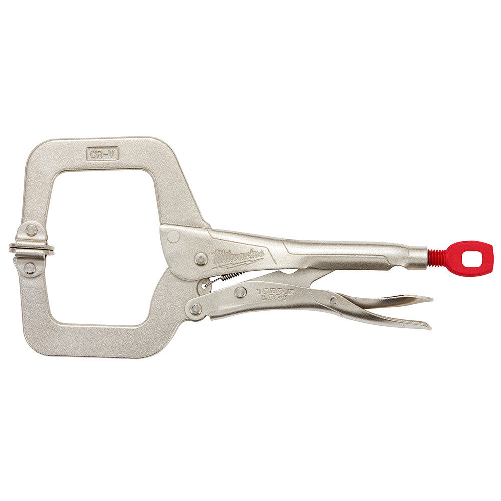 Milwaukee 48-22-3521 11 inch TORQUE LOCK Locking C-Clamp with Swivel Jaws