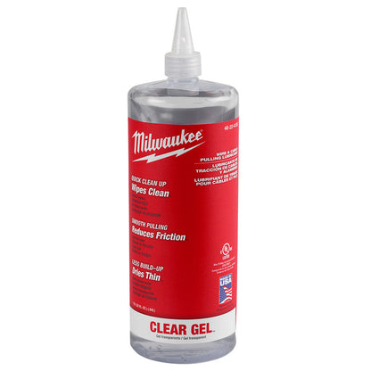 Milwaukee 48-22-4135 1 qt. Wire  and Cable Pulling Clear Gel Lubricant
