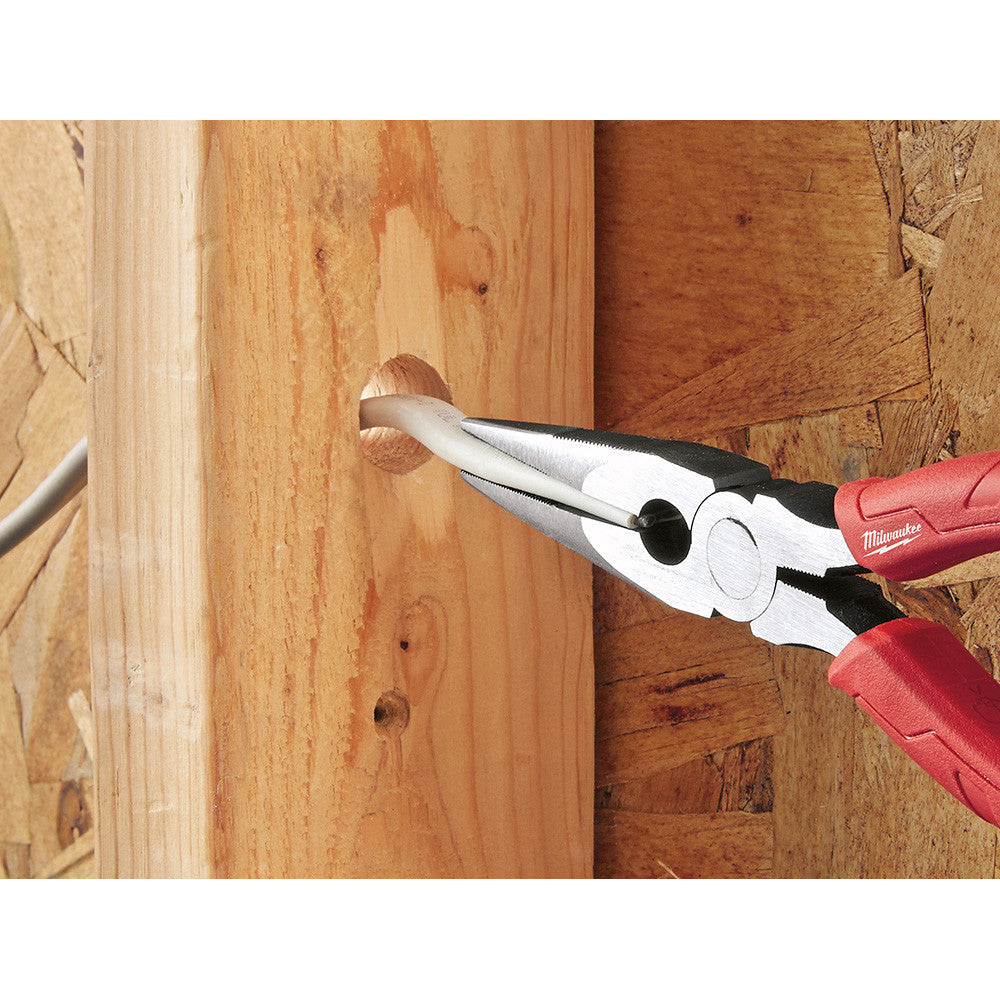 Milwaukee 48-22-6101 8 inch Comfort Grip Long Nose Pliers
