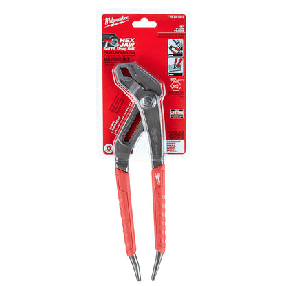 Milwaukee 48-22-6212 12 inch Comfort Grip V-Jaw Pliers showing pliers in packaging