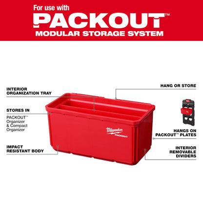 Milwaukee 48-22-8063 2pc Large Bin Set for PACKOUT Storage
