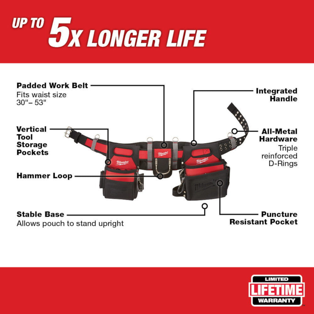 Milwaukee 48-22-8110 29 Pocket Electrician's Work Belt