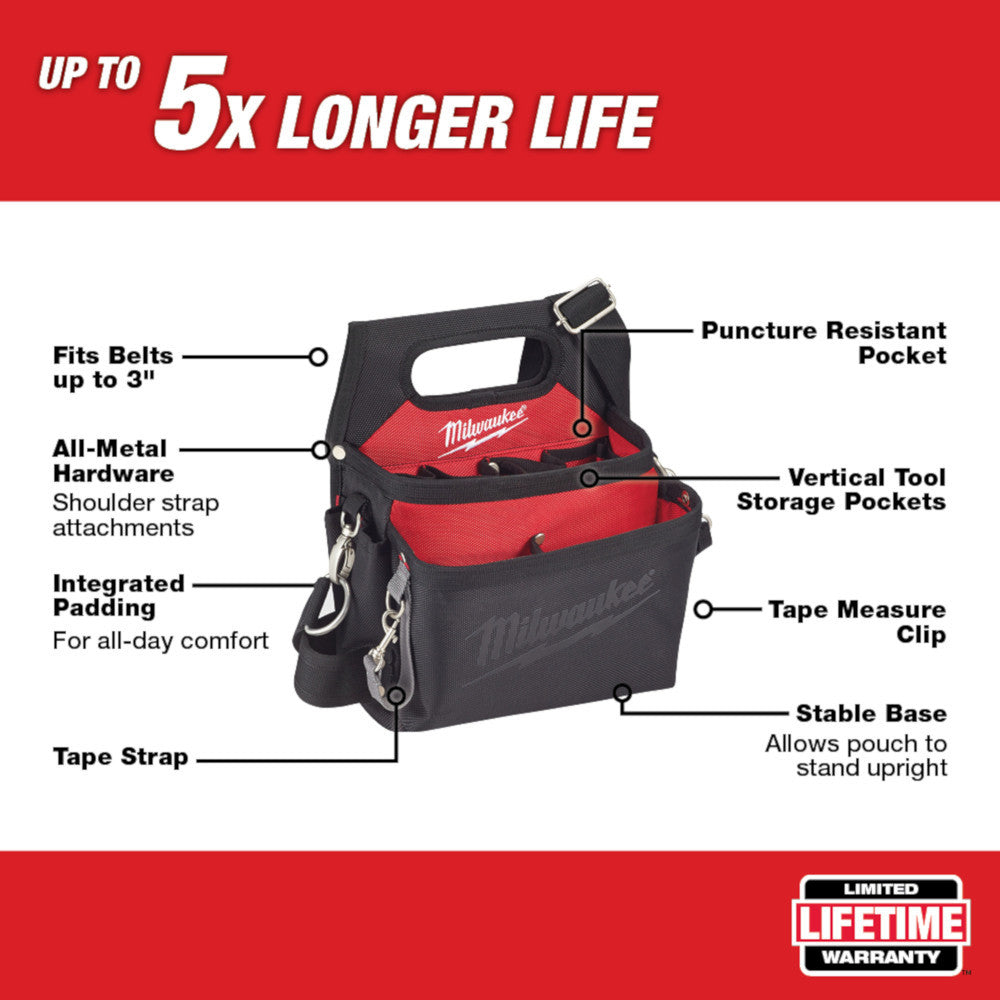 Milwaukee 48-22-8112 15-Pocket Electrician's Work Pouch