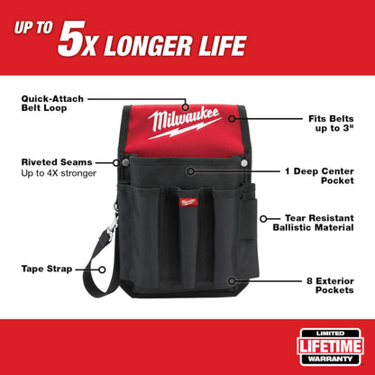 Milwaukee 48-22-8119 9-Pocket Utility Pouch