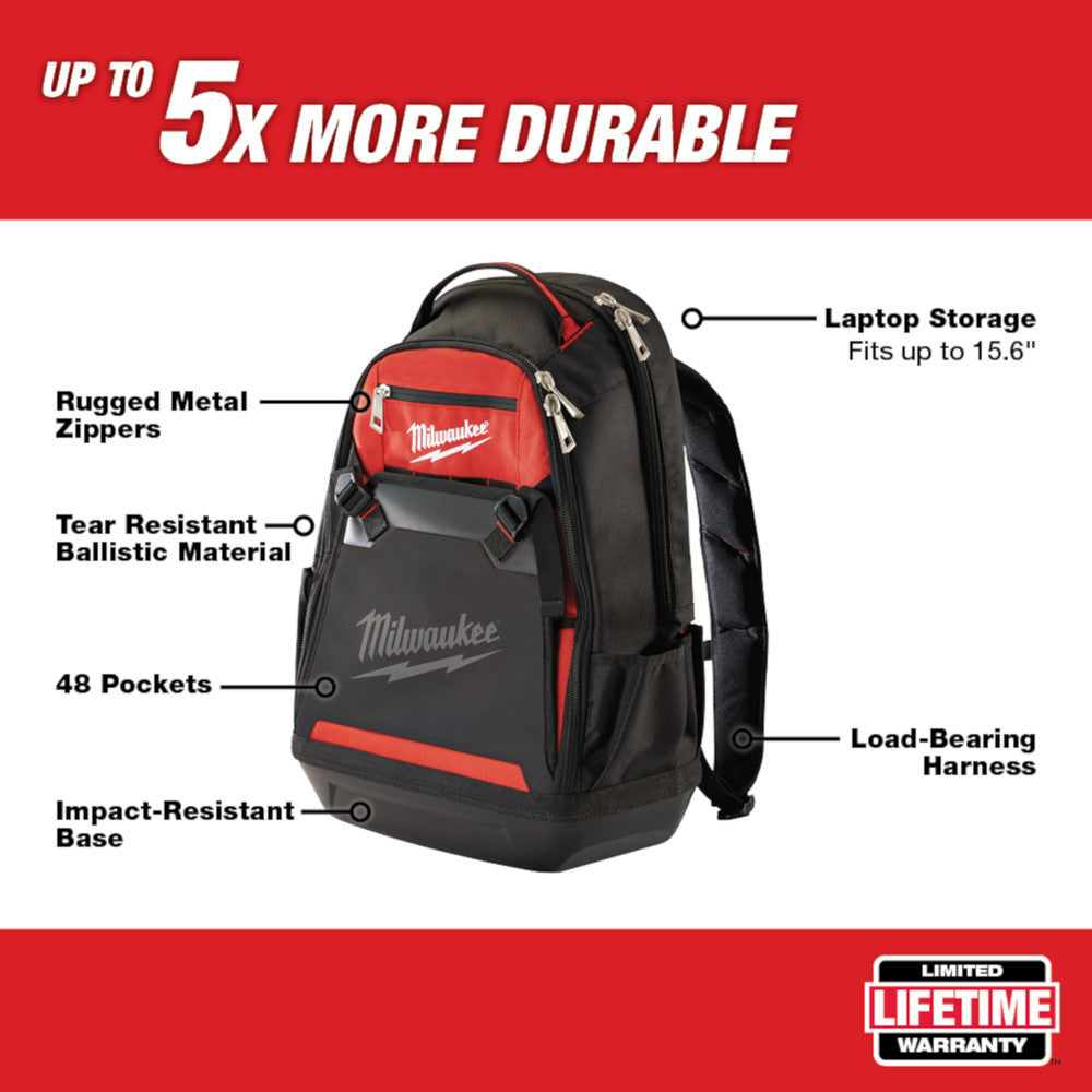 Milwaukee 48-22-8200 35-Pocket Jobsite Backpack