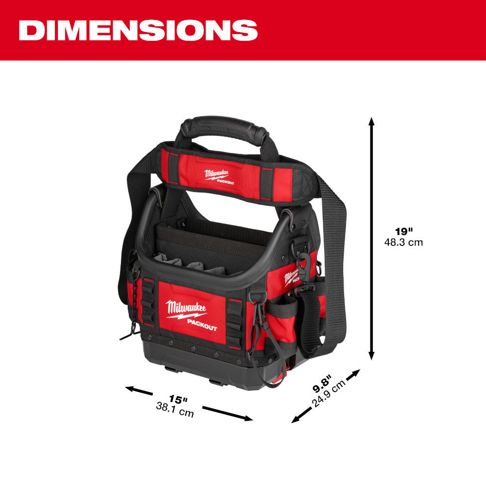 Milwaukee 48-22-8311 PACKOUT 35-Pocket 10 Inch Structured Tote