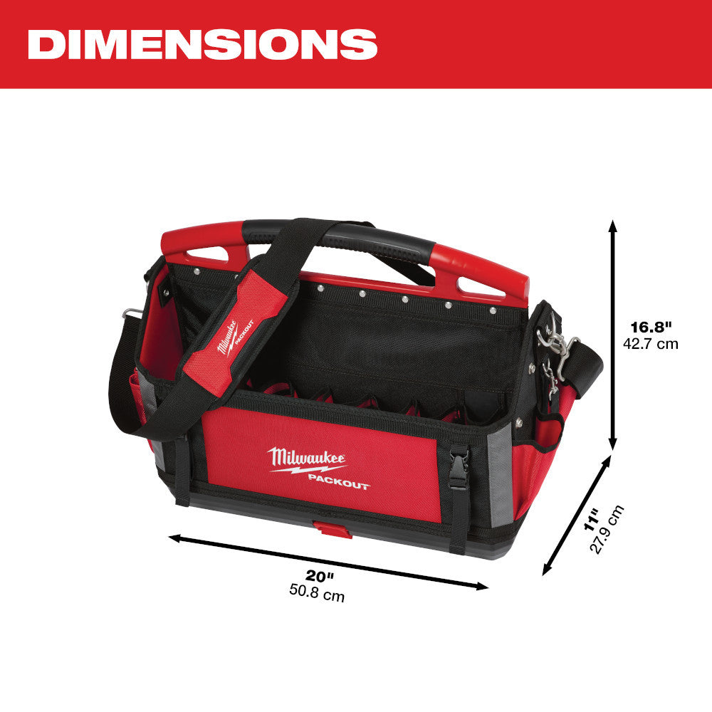 Milwaukee 48-22-8320 32-Pocket 20-inch PACKOUT Tote