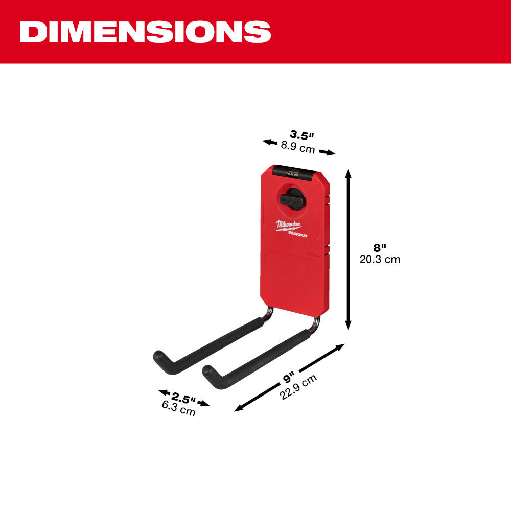 Milwaukee 48-22-8330 PACKOUT 9 inch Straight Hook