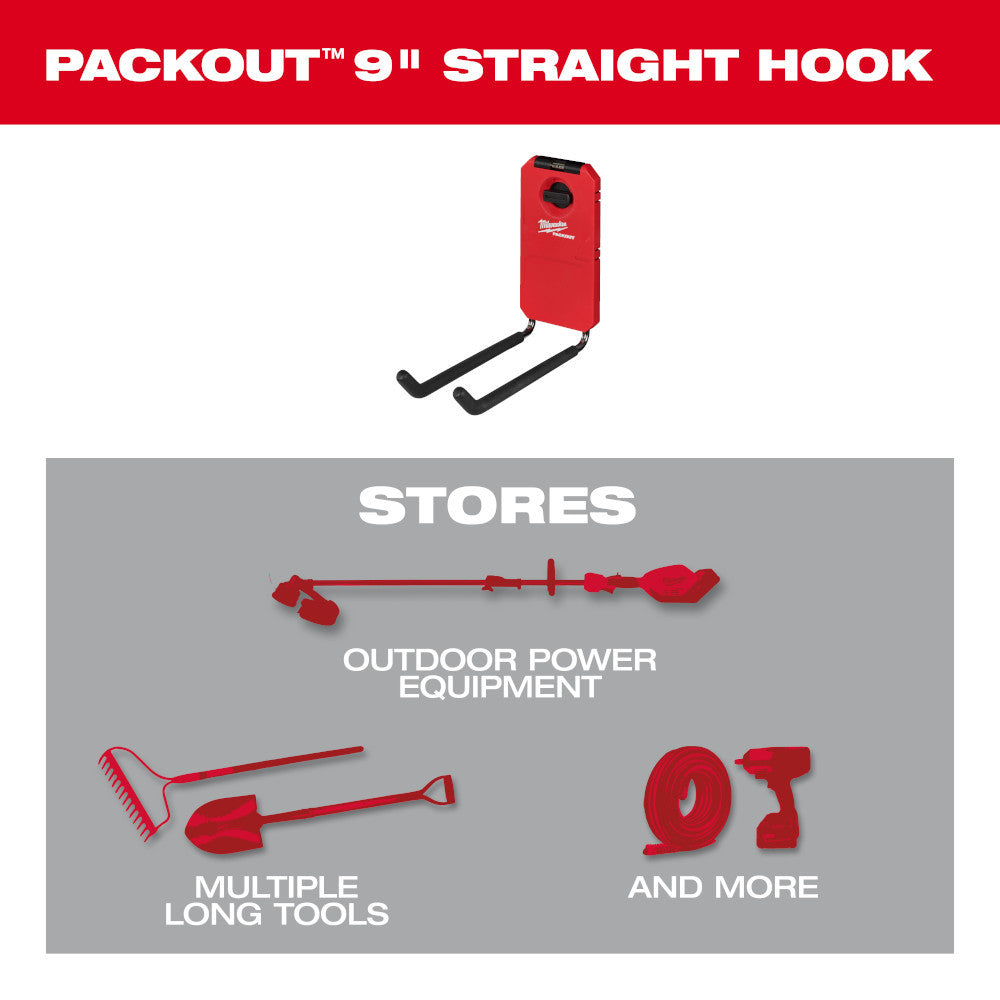 Milwaukee 48-22-8330 PACKOUT 9 inch Straight Hook