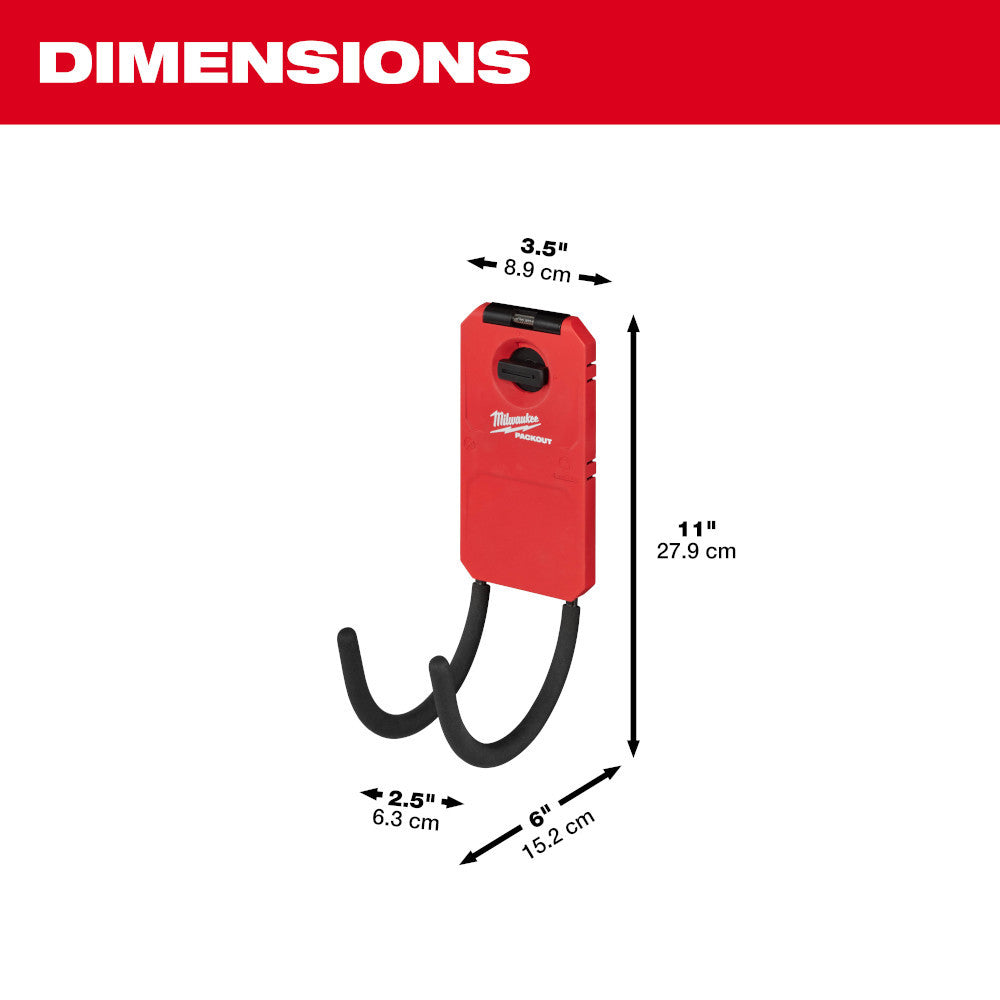 Milwaukee 48-22-8331 PACKOUT 6 inch Curved Hook