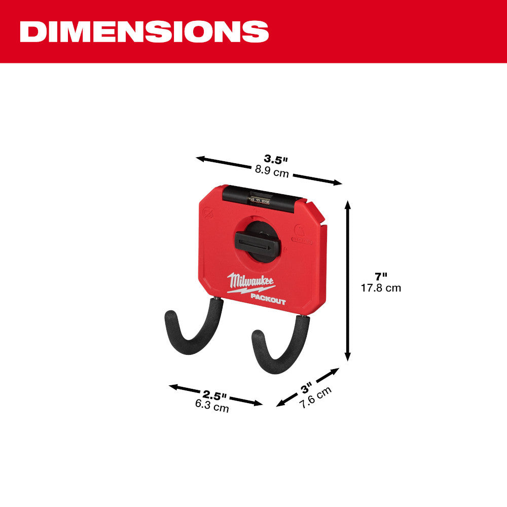 Milwaukee 48-22-8335 PACKOUT 3 inch Curved Hook