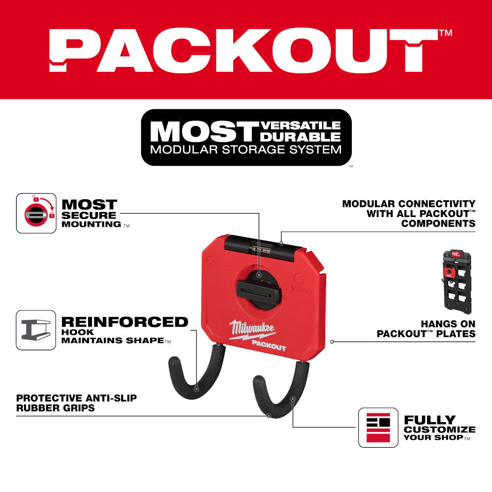 Milwaukee 48-22-8335 PACKOUT 3 inch Curved Hook