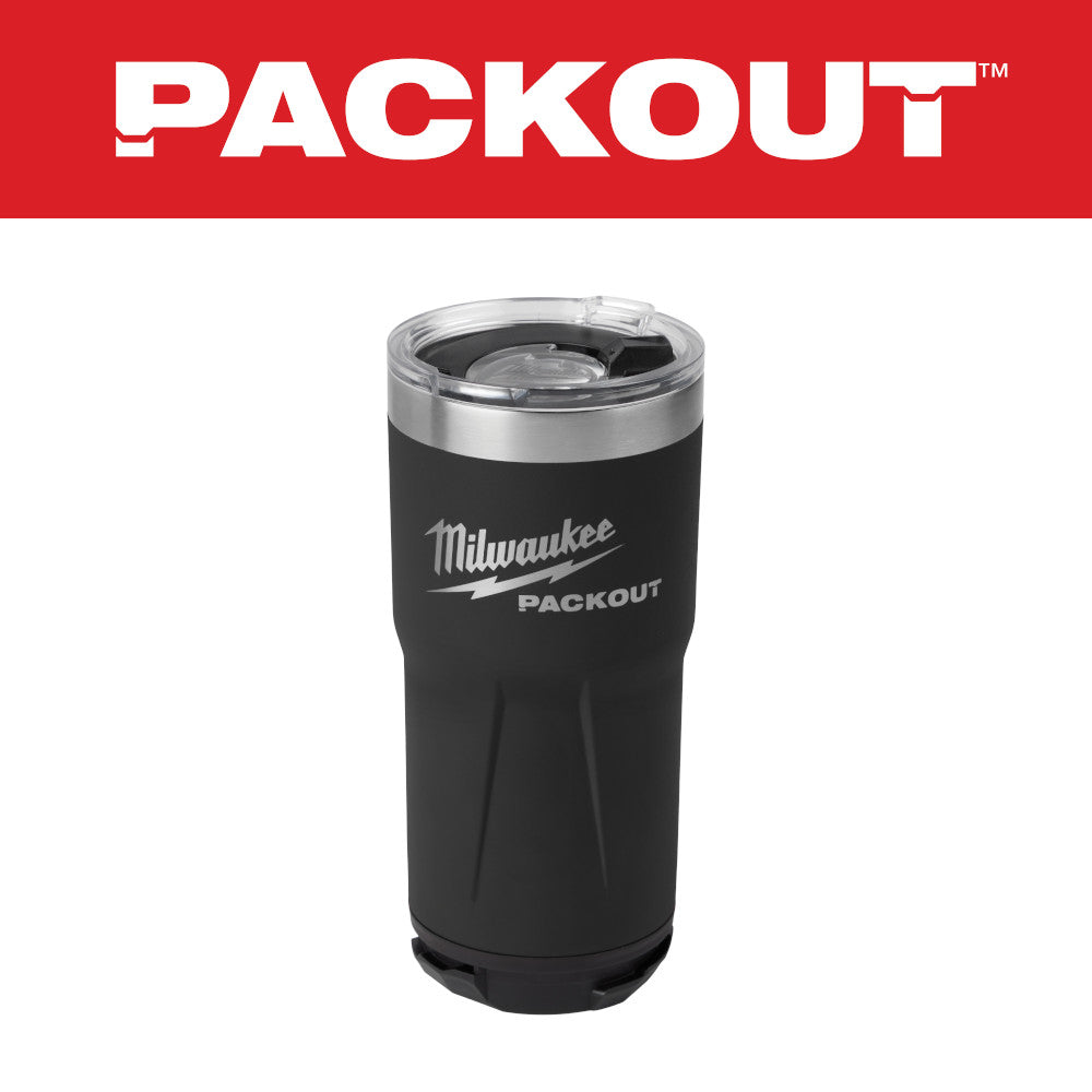 Milwaukee PACKOUT 20oz Tumbler - Black