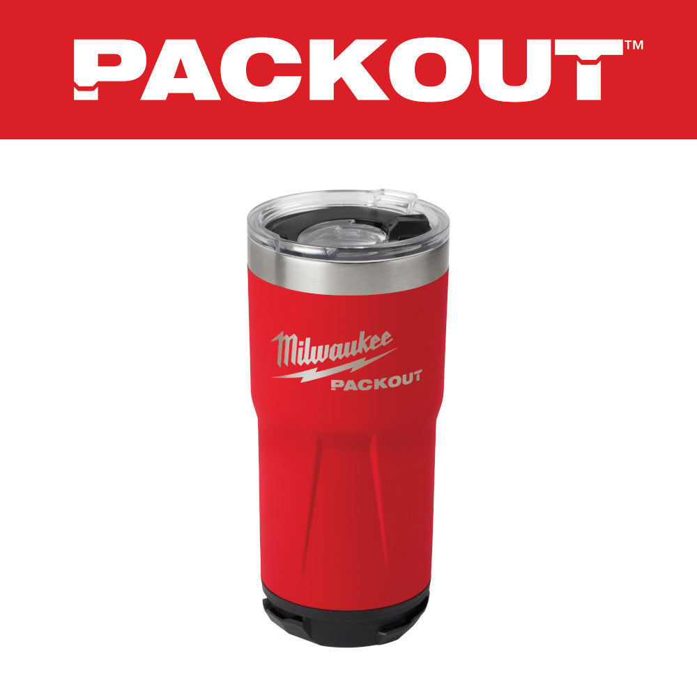 Milwaukee PACKOUT 20oz Tumbler - Red