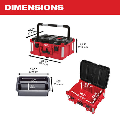 Milwaukee 48-22-8425 Large PACKOUT Tool Box