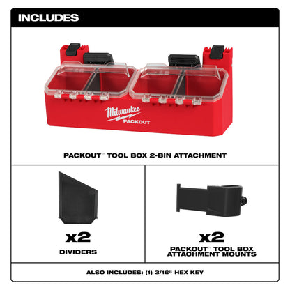 Milwaukee PACKOUT Tool Box Accessory Case Attachment