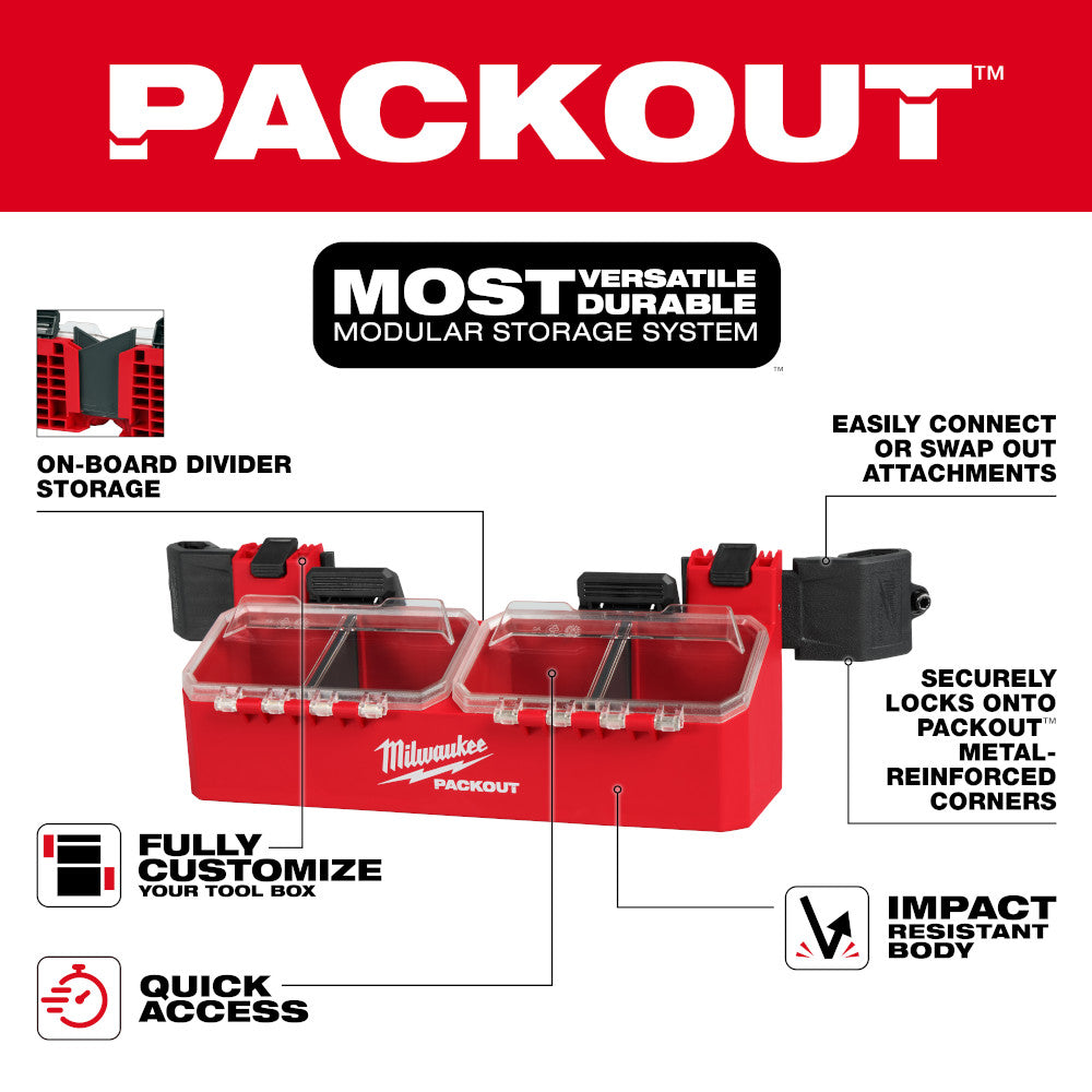 Milwaukee PACKOUT Tool Box Accessory Case Attachment