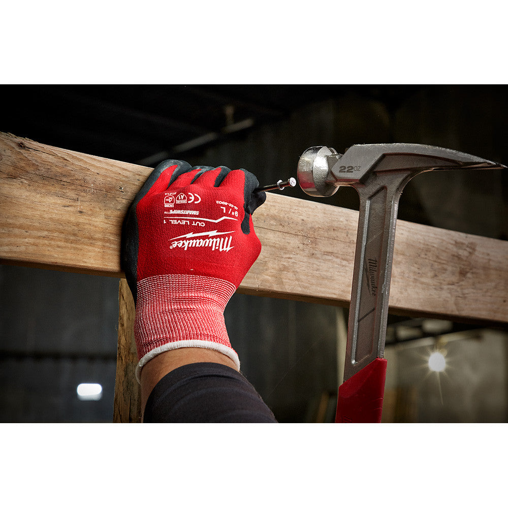 Milwaukee Cut Level 1 Nitrile Dipped Gloves - Alternate view 4