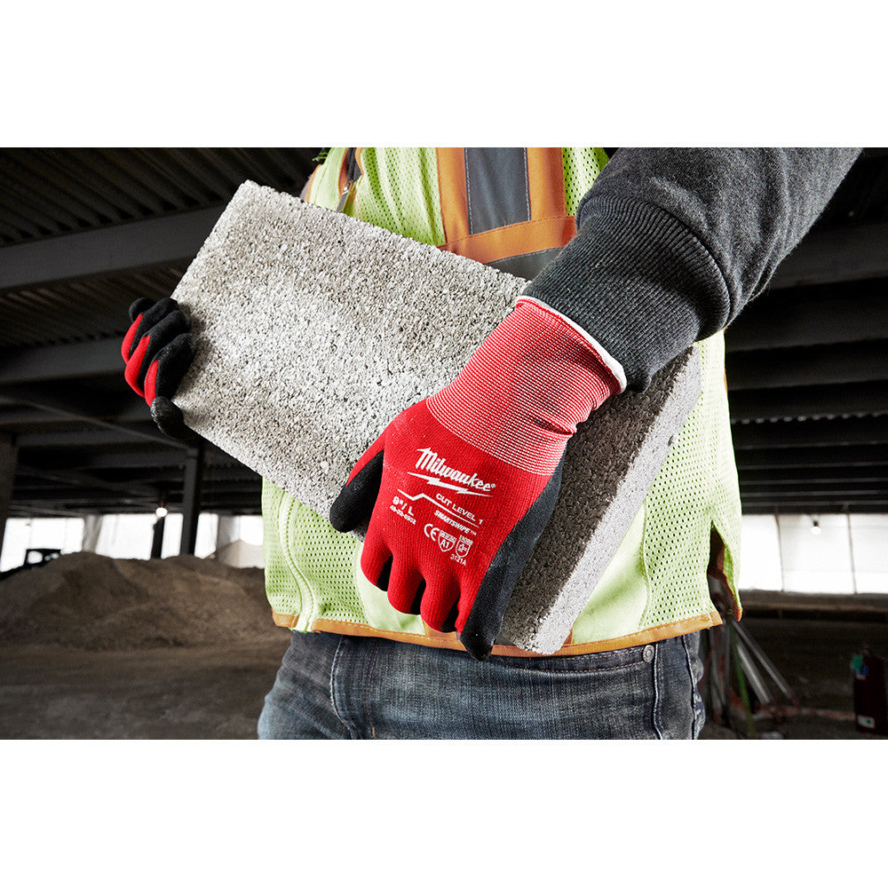 Milwaukee Cut Level 1 Nitrile Dipped Gloves - Alternate view 6