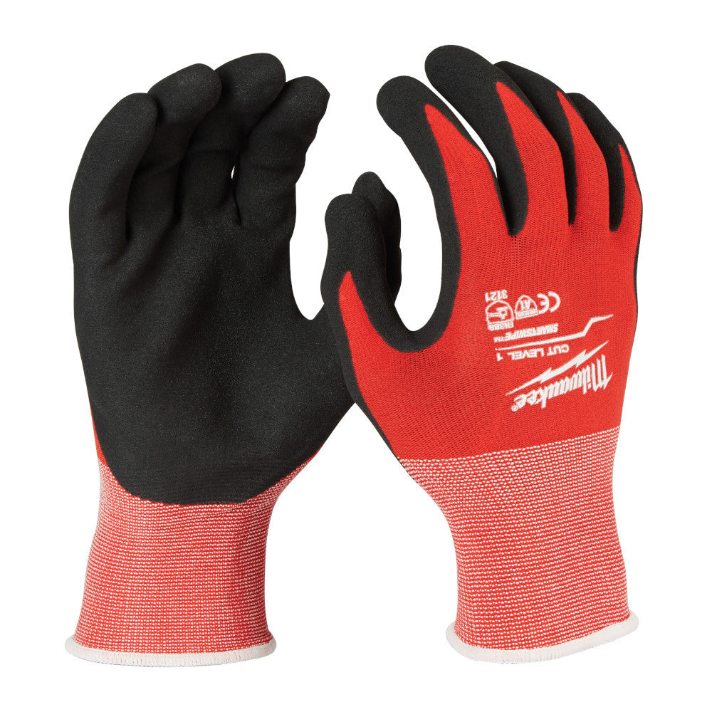 Milwaukee Cut Level 1 Nitrile Dipped Gloves - Alternate view 2